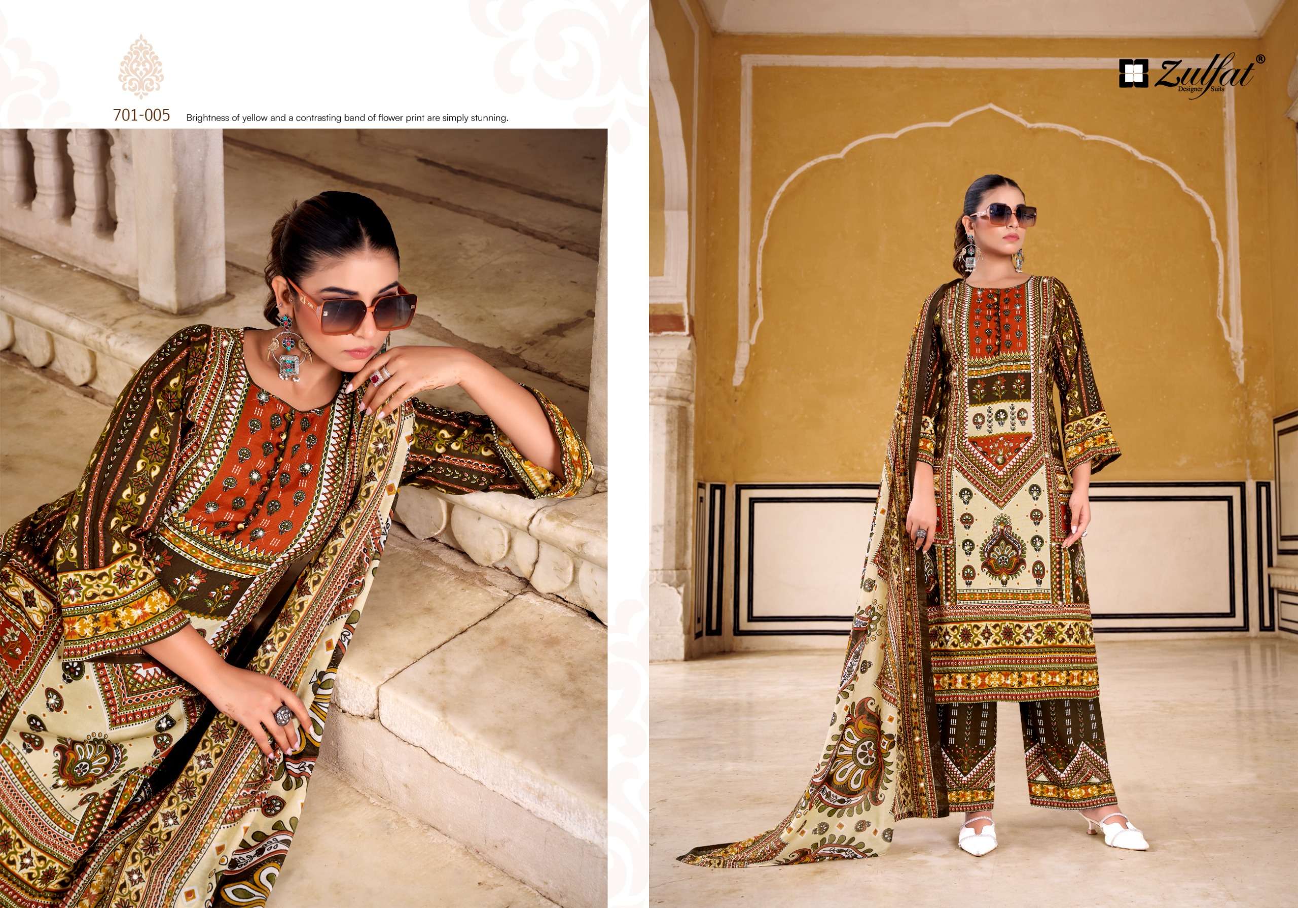 MOHABBAT BY ZULFAT DESIGNER SUITS - 05