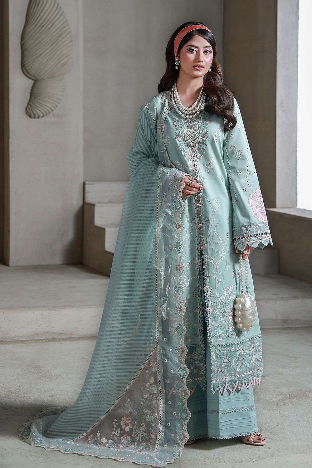 Saagar Luxury Festive Lawn Collection 2026 Aabyaan-02