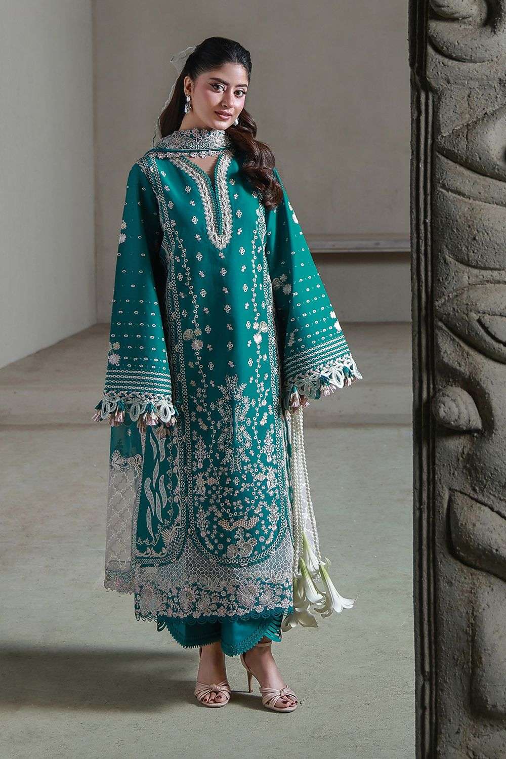 Saagar Luxury Festive Lawn Collection 2026 Aabyaan-03
