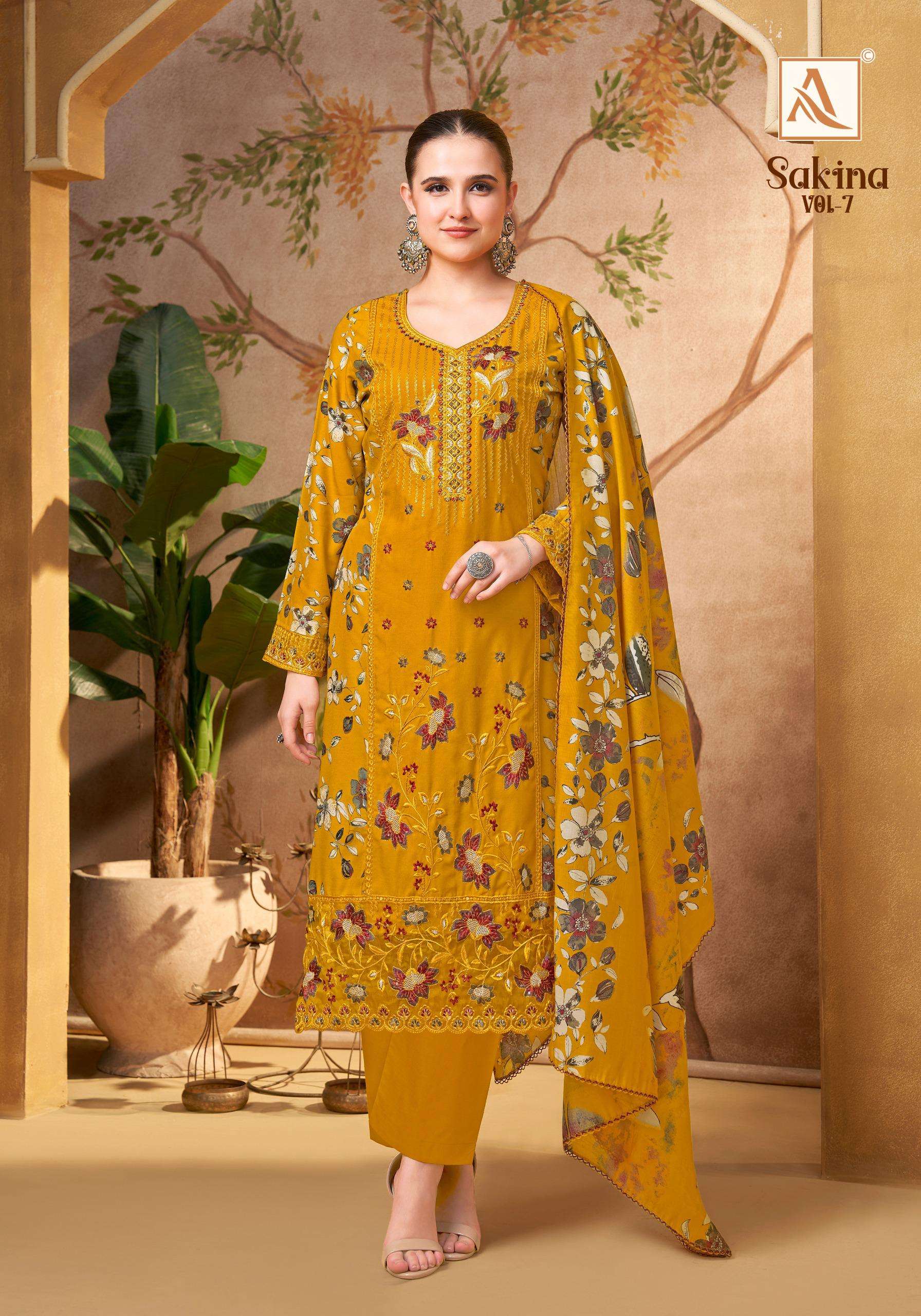 SAKINA VOL - 07 BY ALOK SUIT - 04