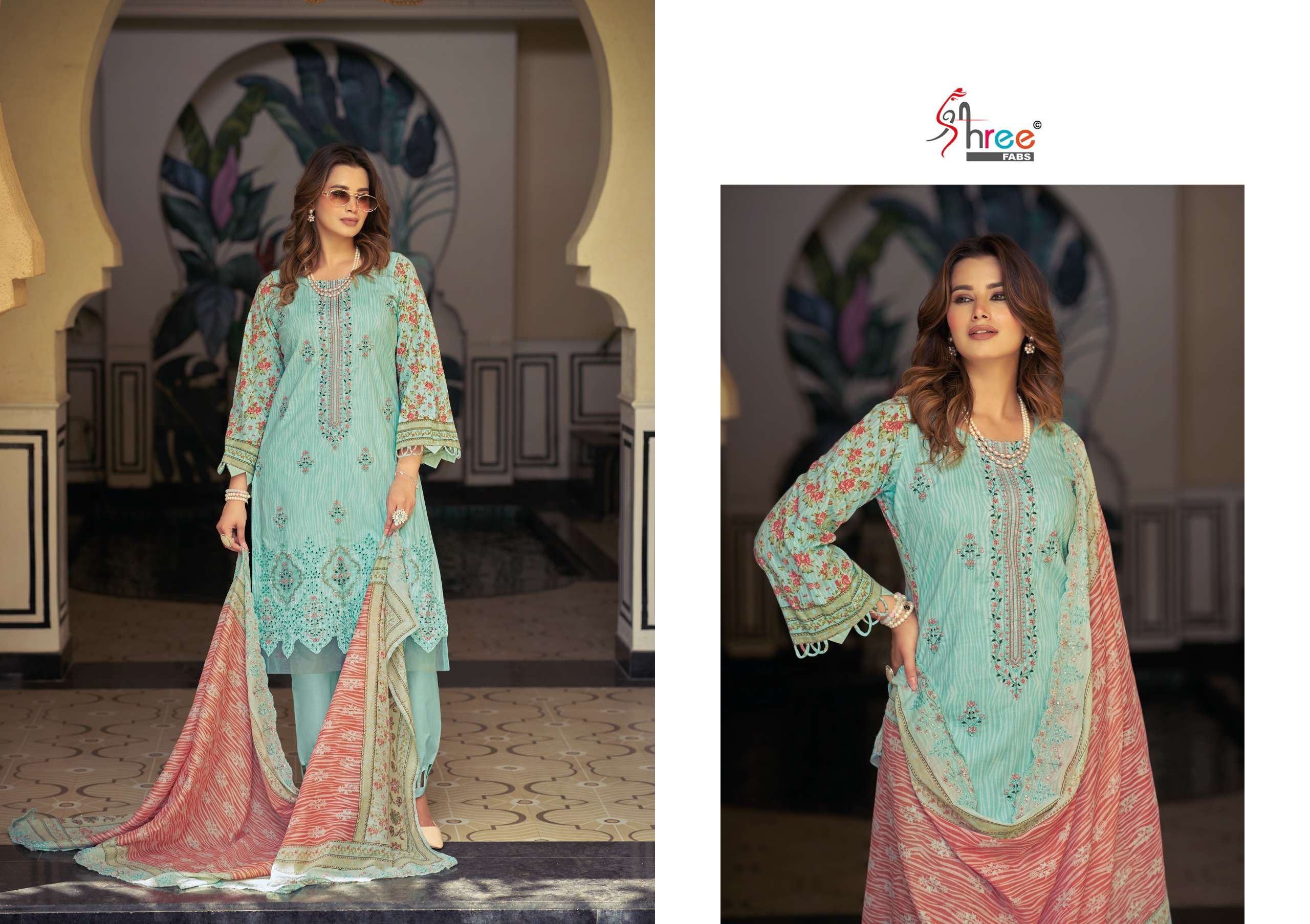 BIN SAEED LAWN COLLECTION VOL - 29 BY SHREE FABS - 01