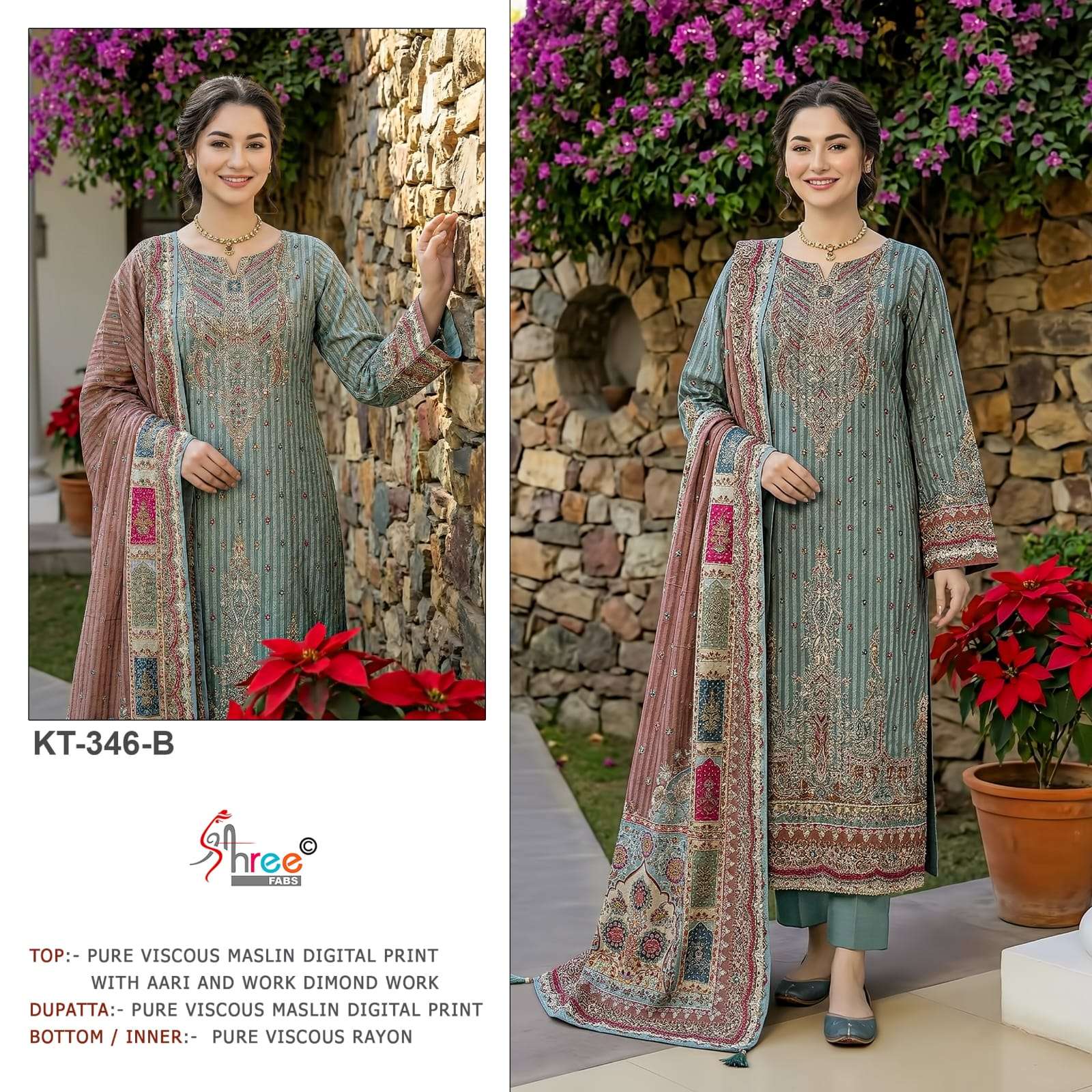 DESIGN NO. KT - 346 BY SHREE FABS - 02