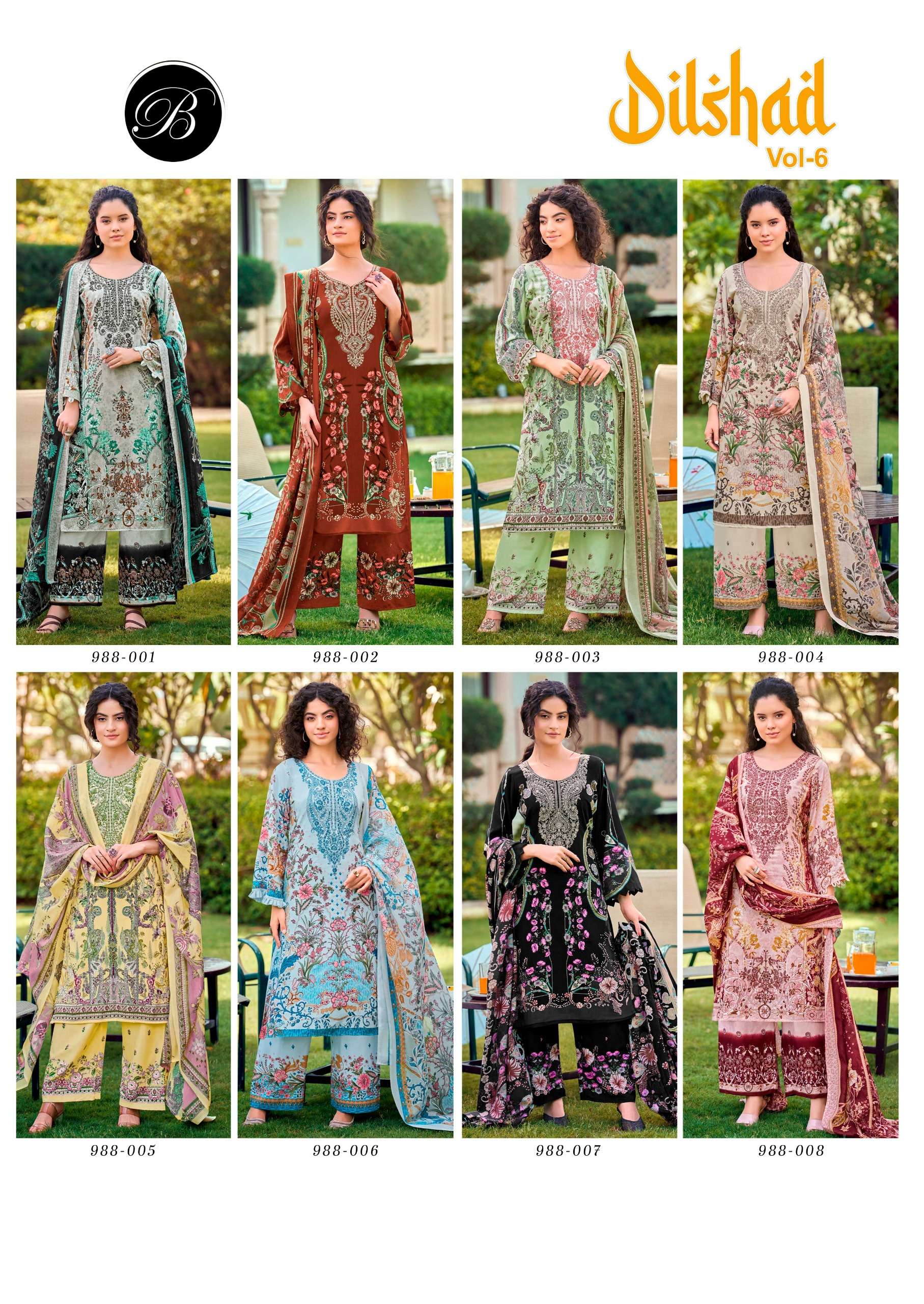 DILSHAD VOL - 06 BY BELLIZA - 01 - 08