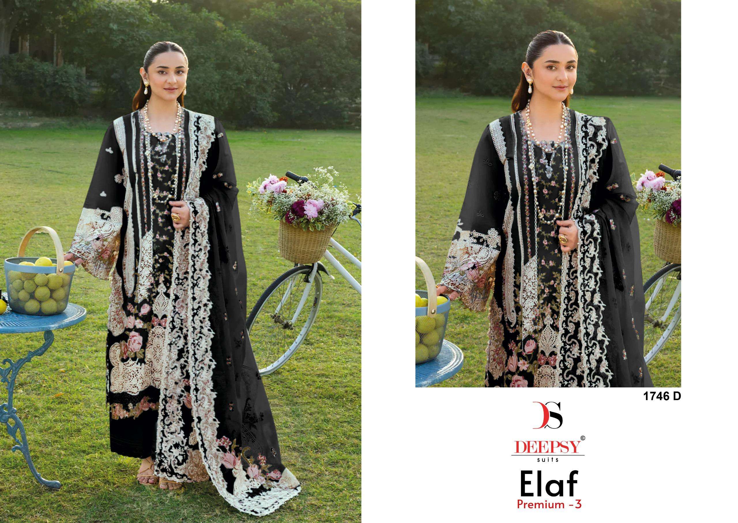 ELAF PREMIUM - 03 LUXURY LAWN D NO. 1746 BY DEEPSY SUITS - 04