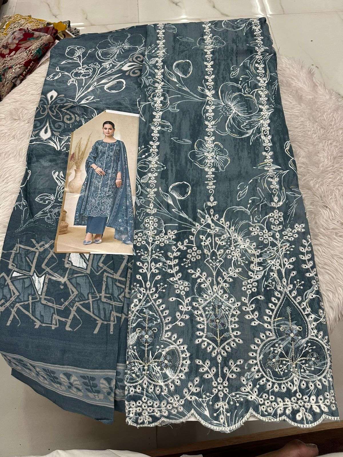Falah Premium Cotton Collection Code - 50068 By Falah Designer Suits - 03