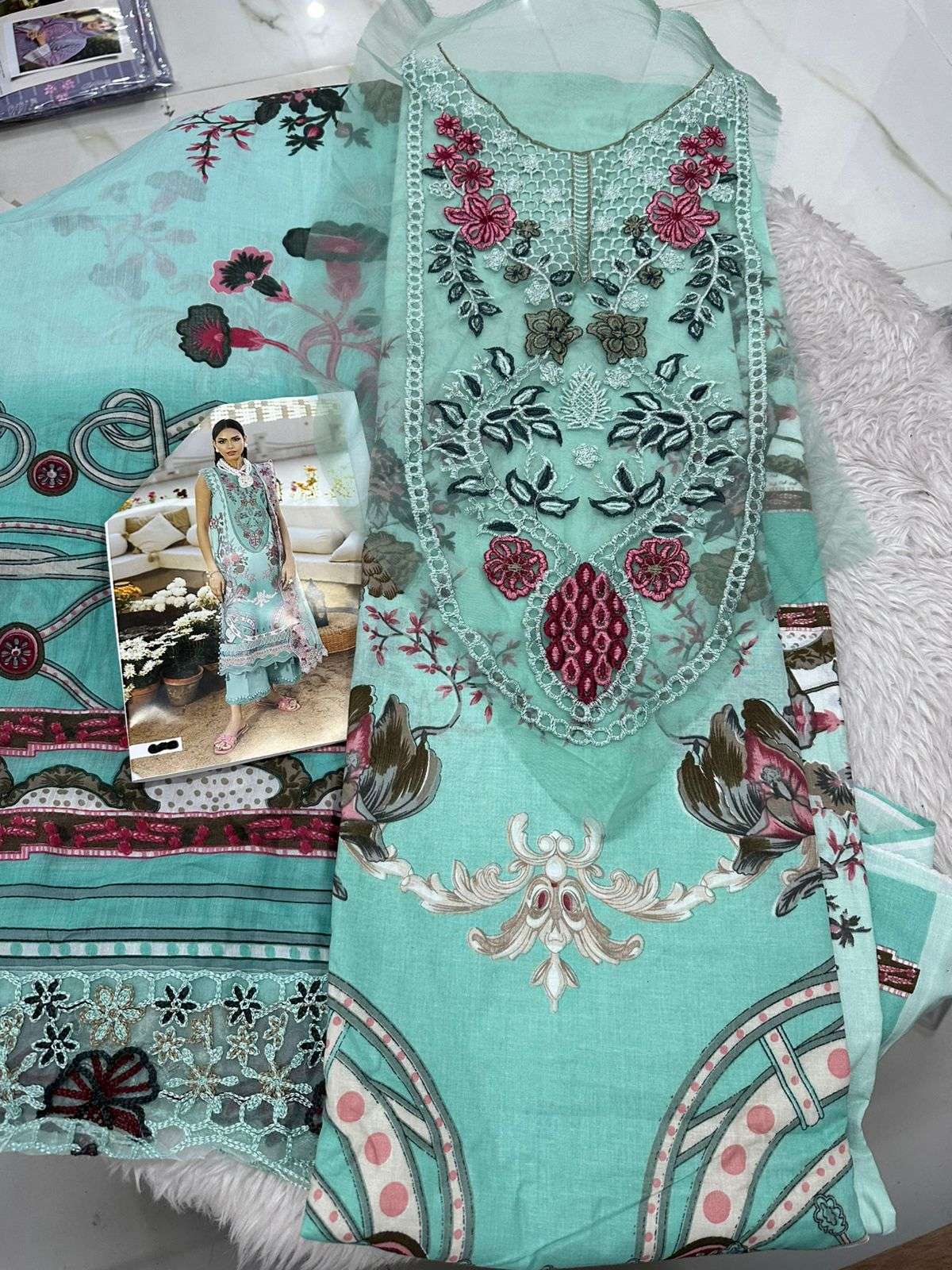 Falah Premium Cotton Collection Code - 50069 By Falah Designer Suits - 08