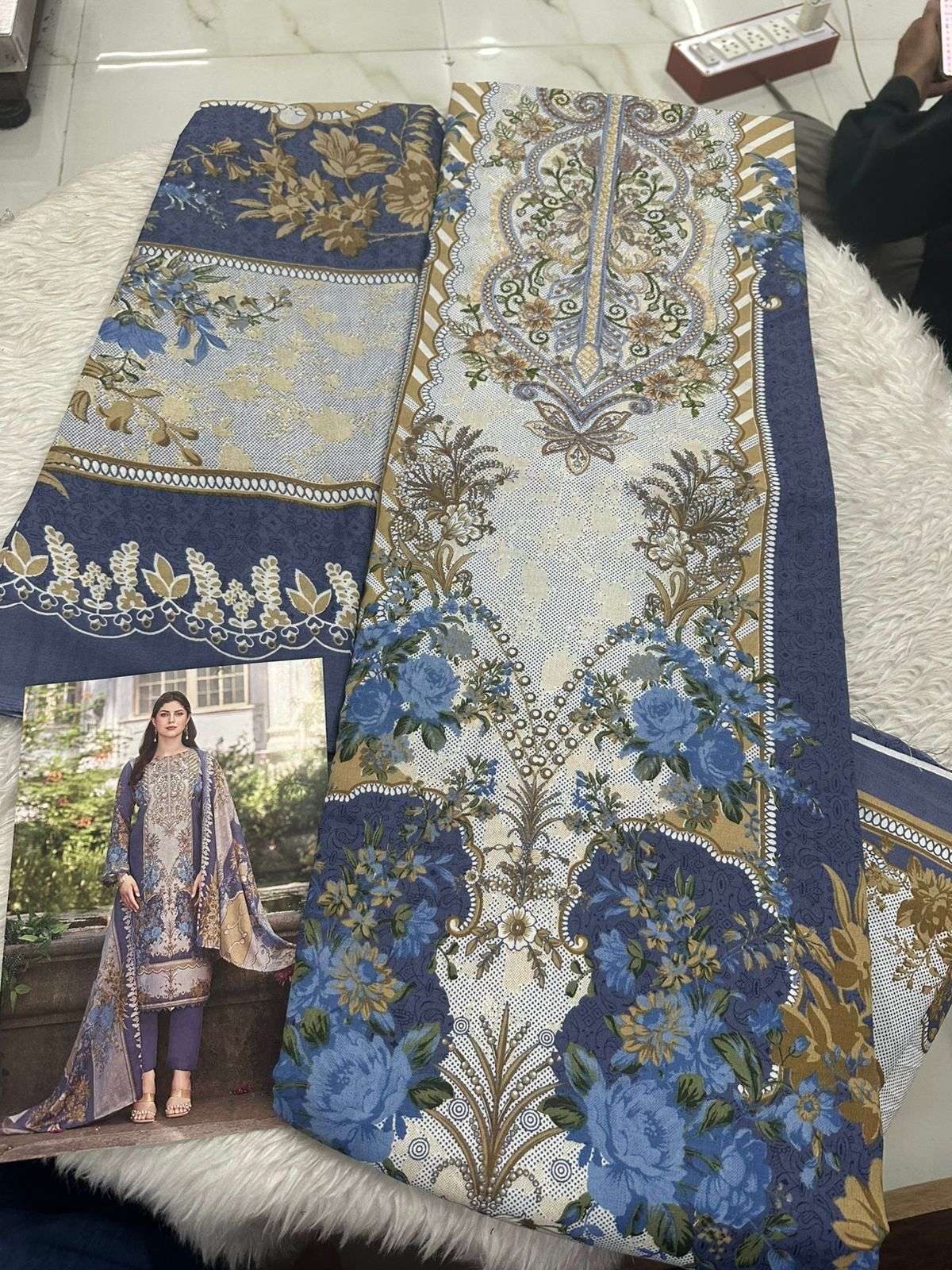 Falah Premium Cotton Collection Code - 50072 By Falah Designer Suits - 01