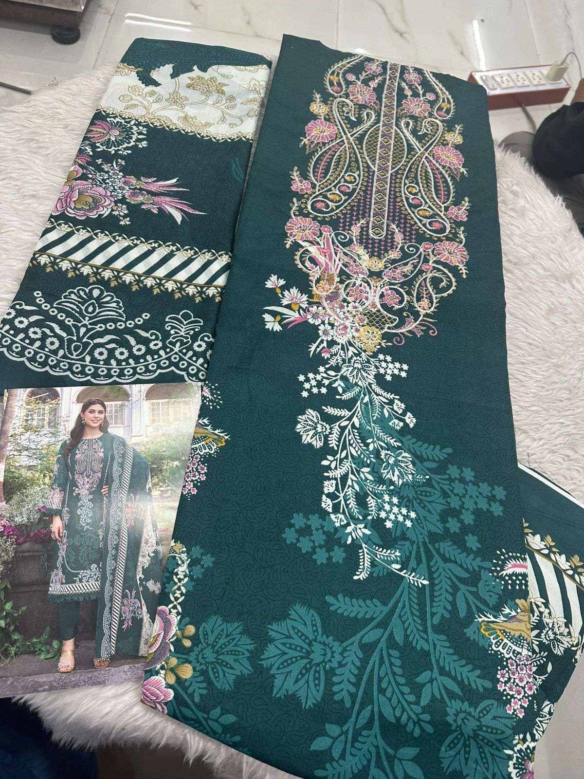 Falah Premium Cotton Collection Code - 50072 By Falah Designer Suits - 04