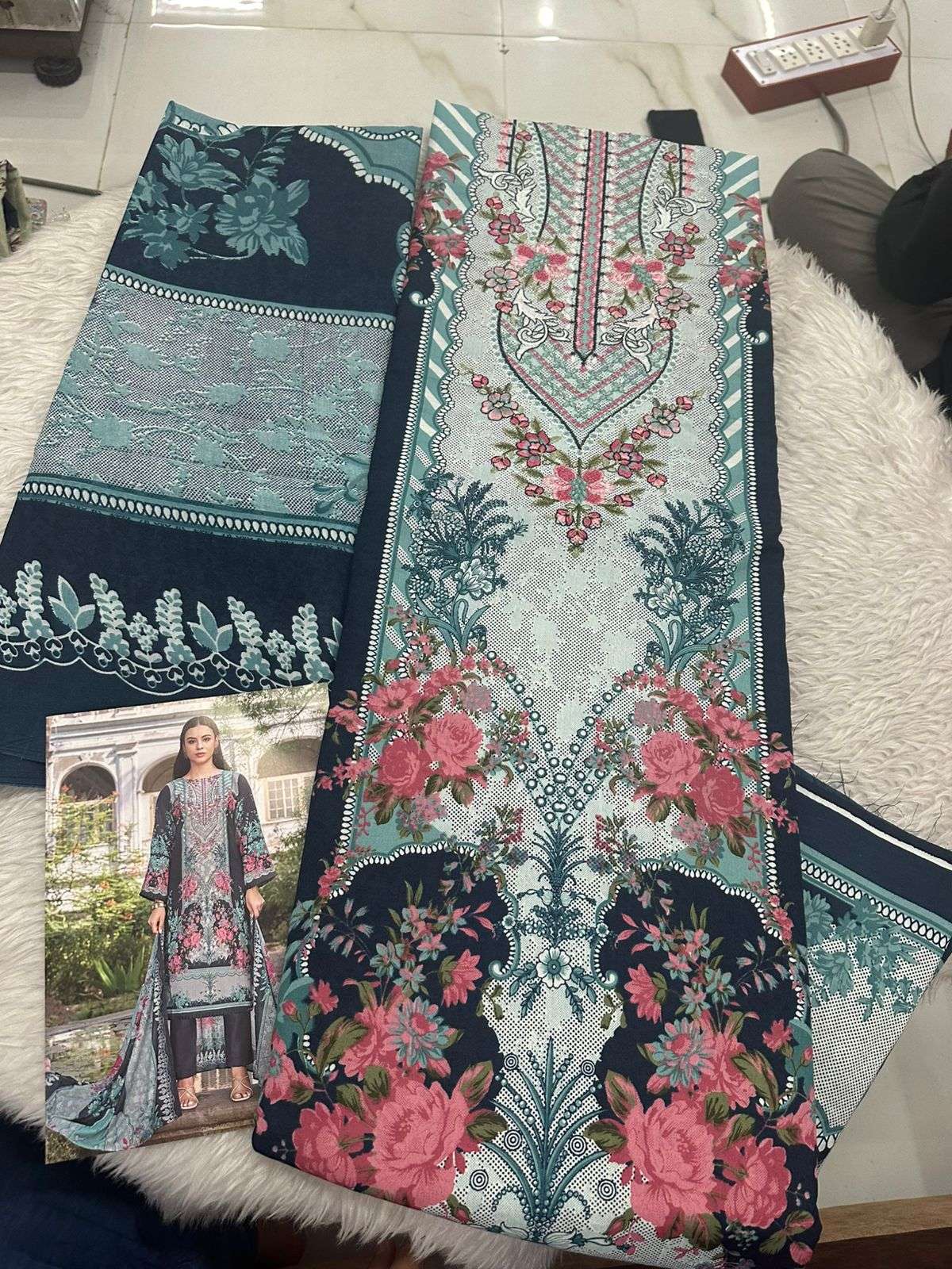Falah Premium Cotton Collection Code - 50072 By Falah Designer Suits - 05