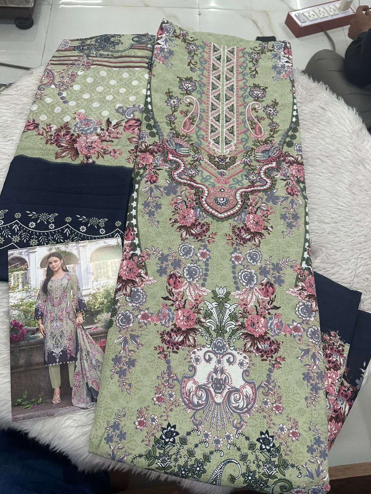 Falah Premium Cotton Collection Code - 50072 By Falah Designer Suits - 08