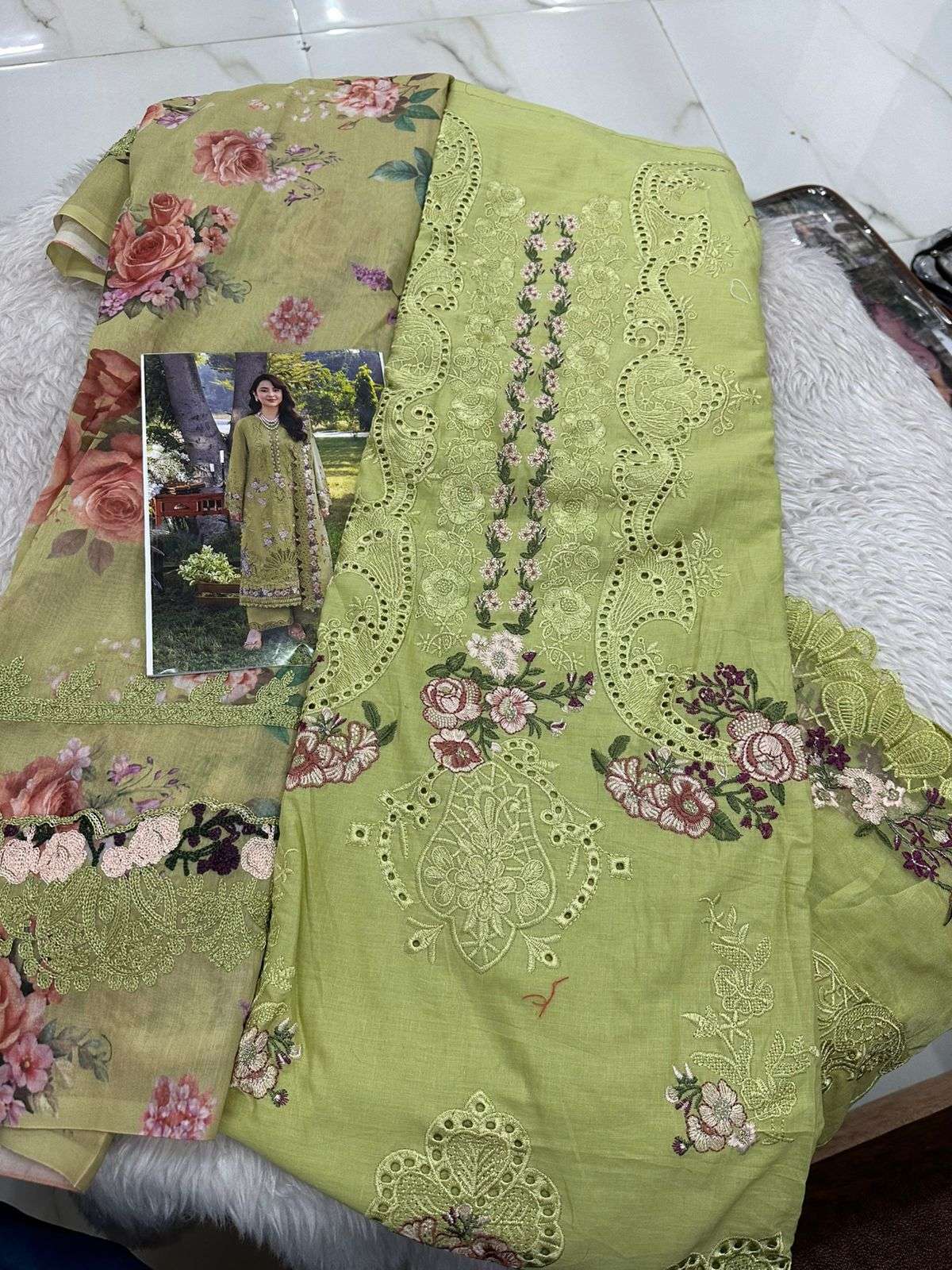 Falah Premium Cotton Collection Code - 50074 By Falah Designer Suits - 01