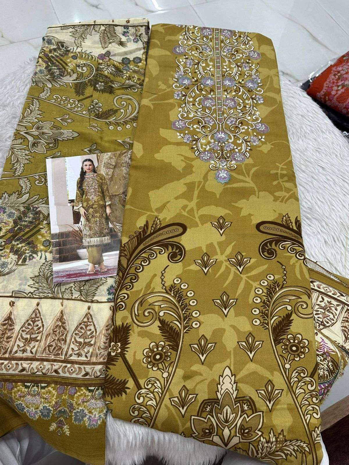 Falah Premium Cotton Collection Code - 50078 By Falah Designer Suits - 04