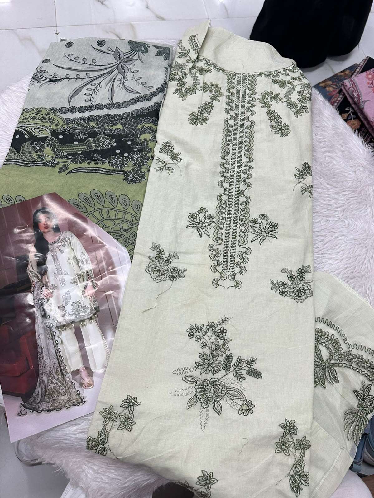 Falah Premium Cotton Collection Code - 50080 By Falah Designer Suits - 04