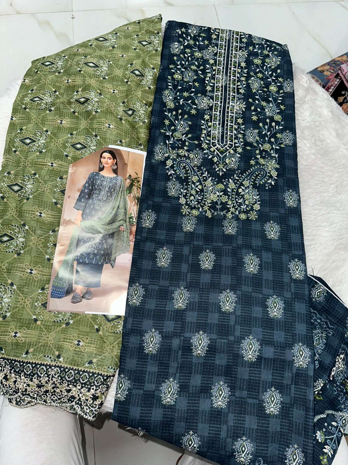 Falah Premium Cotton Collection Code - 50081 By Falah Designer Suits - 05