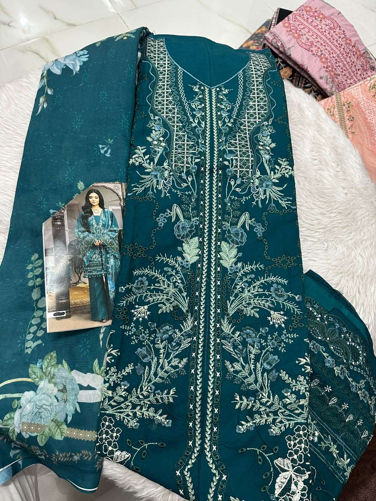 Falah Premium Cotton Collection Code - 50082 By Falah Designer Suits - 04