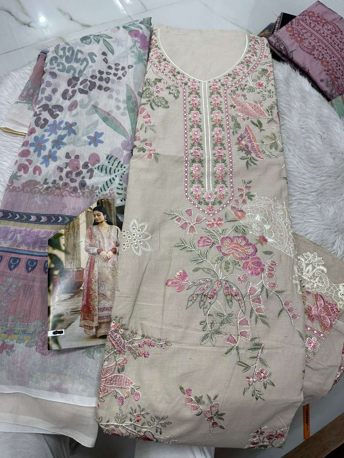 Falah Premium Cotton Collection Code - 50082 By Falah Designer Suits - 06