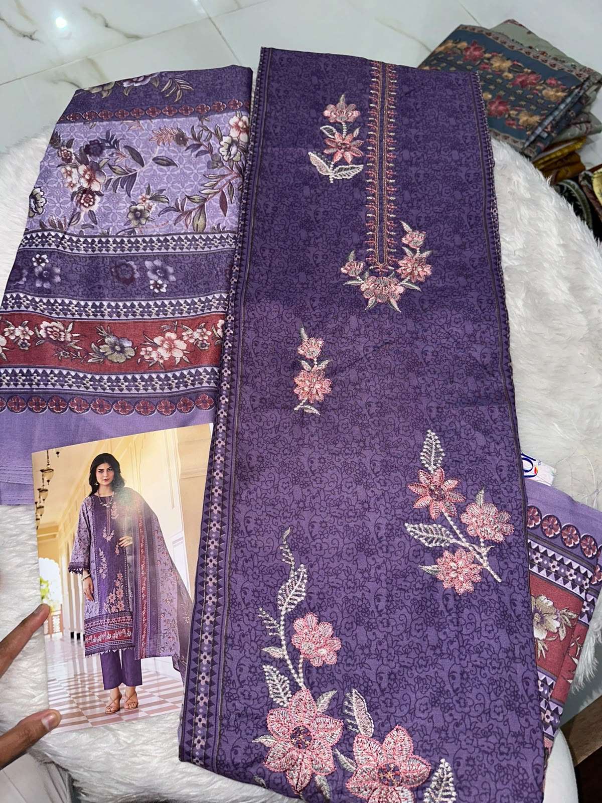 Falah Premium Cotton Collection Code - 50083 By Falah Designer Suits - 01