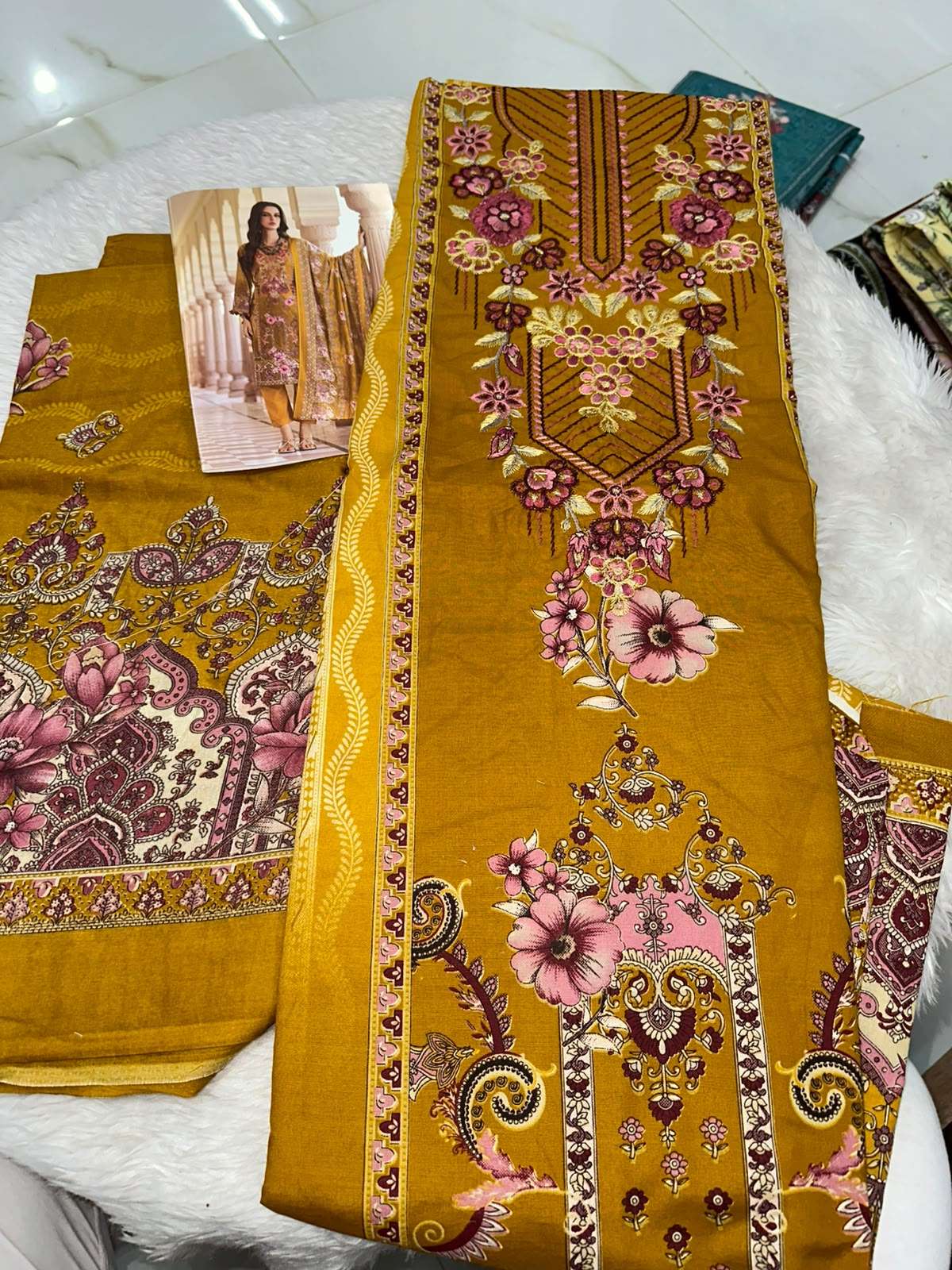 Falah Premium Cotton Collection Code - 50083 By Falah Designer Suits - 07