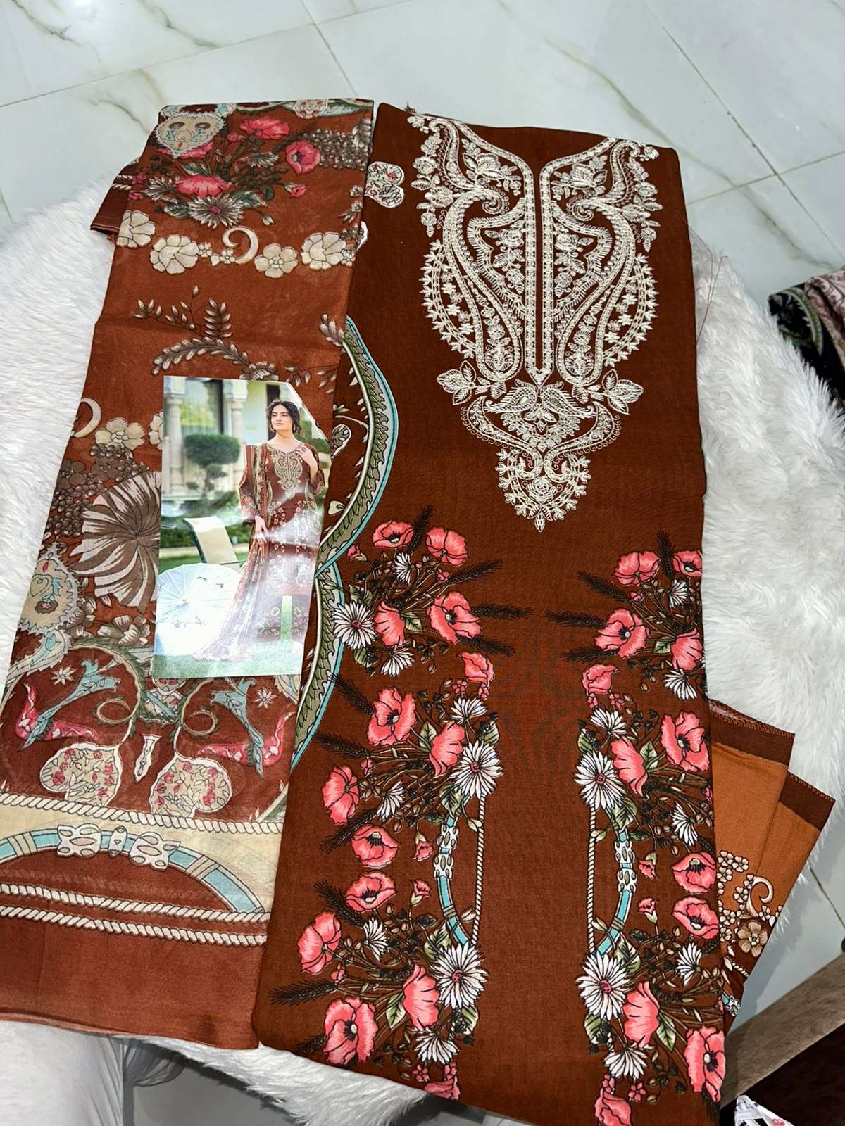 Falah Premium Cotton Collection Code - 50084 By Falah Designer Suits - 02