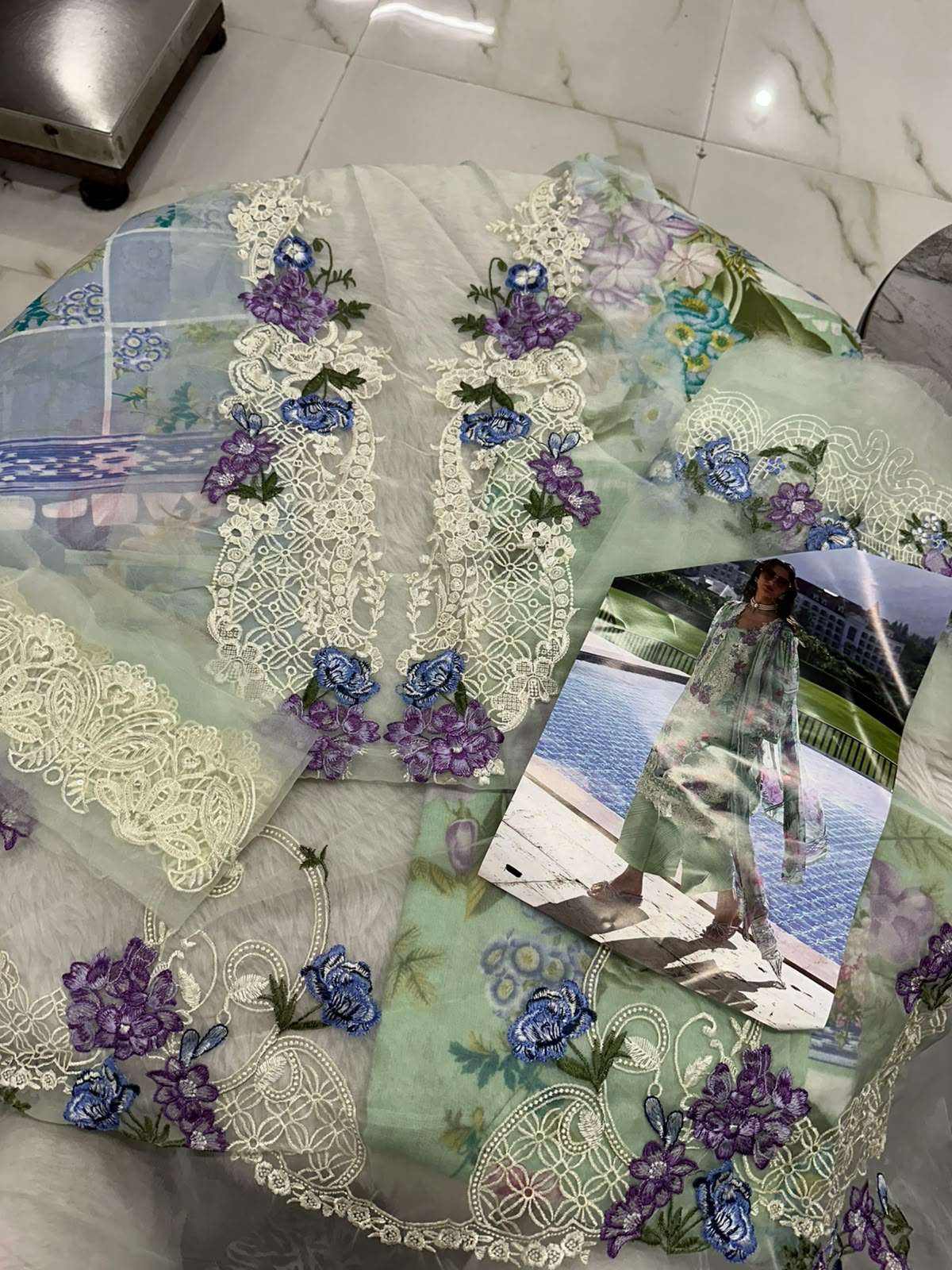 Falah Premium Cotton Collection Code - 50086 By Falah Designer Suits- 01