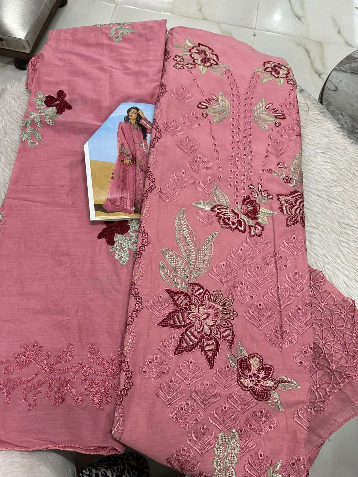 Falah Premium Cotton Collection Code - 50087 By Falah Designer Suits - 01 - 06 B
