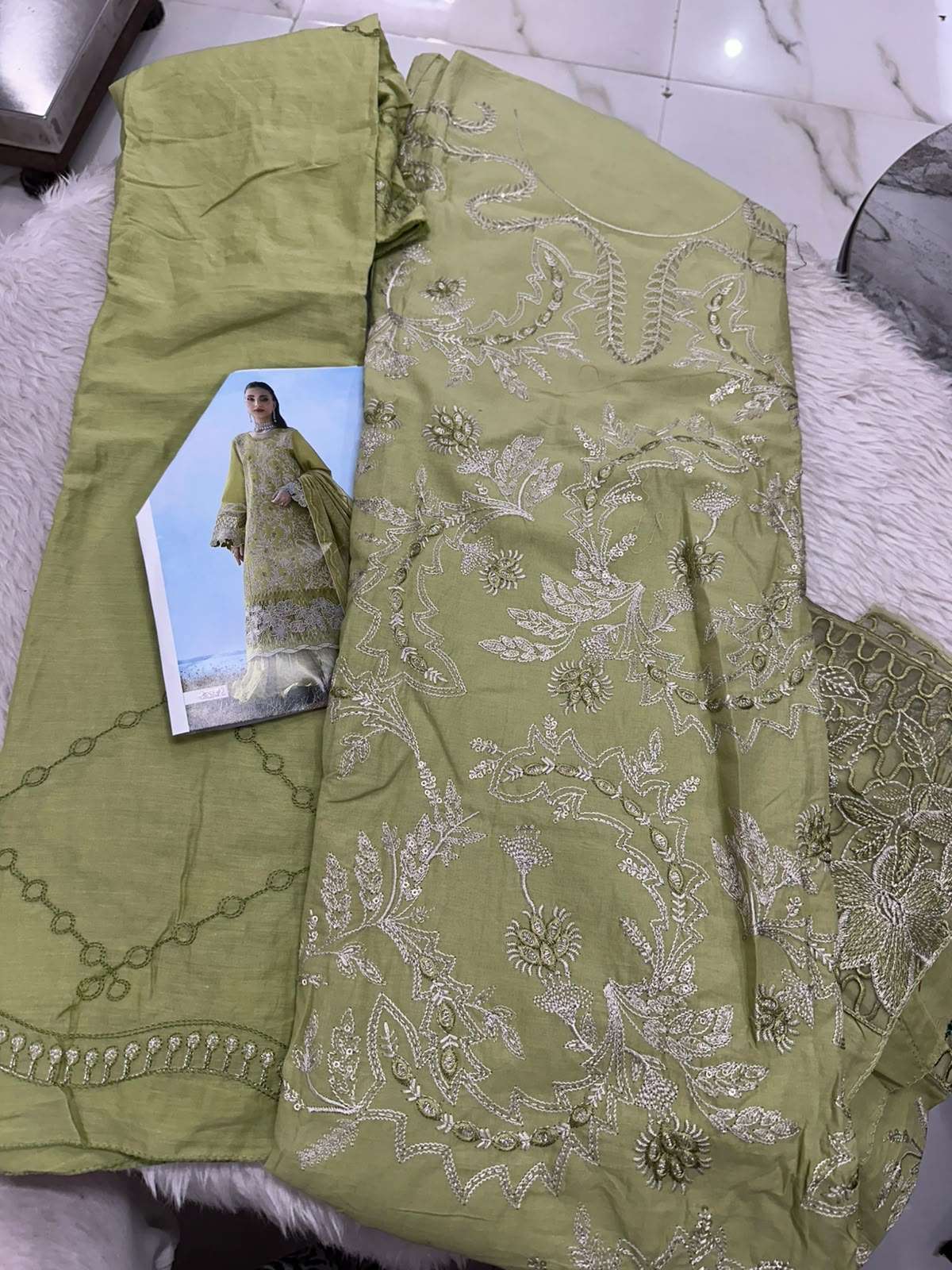 Falah Premium Cotton Collection Code - 50087 By Falah Designer Suits - 01