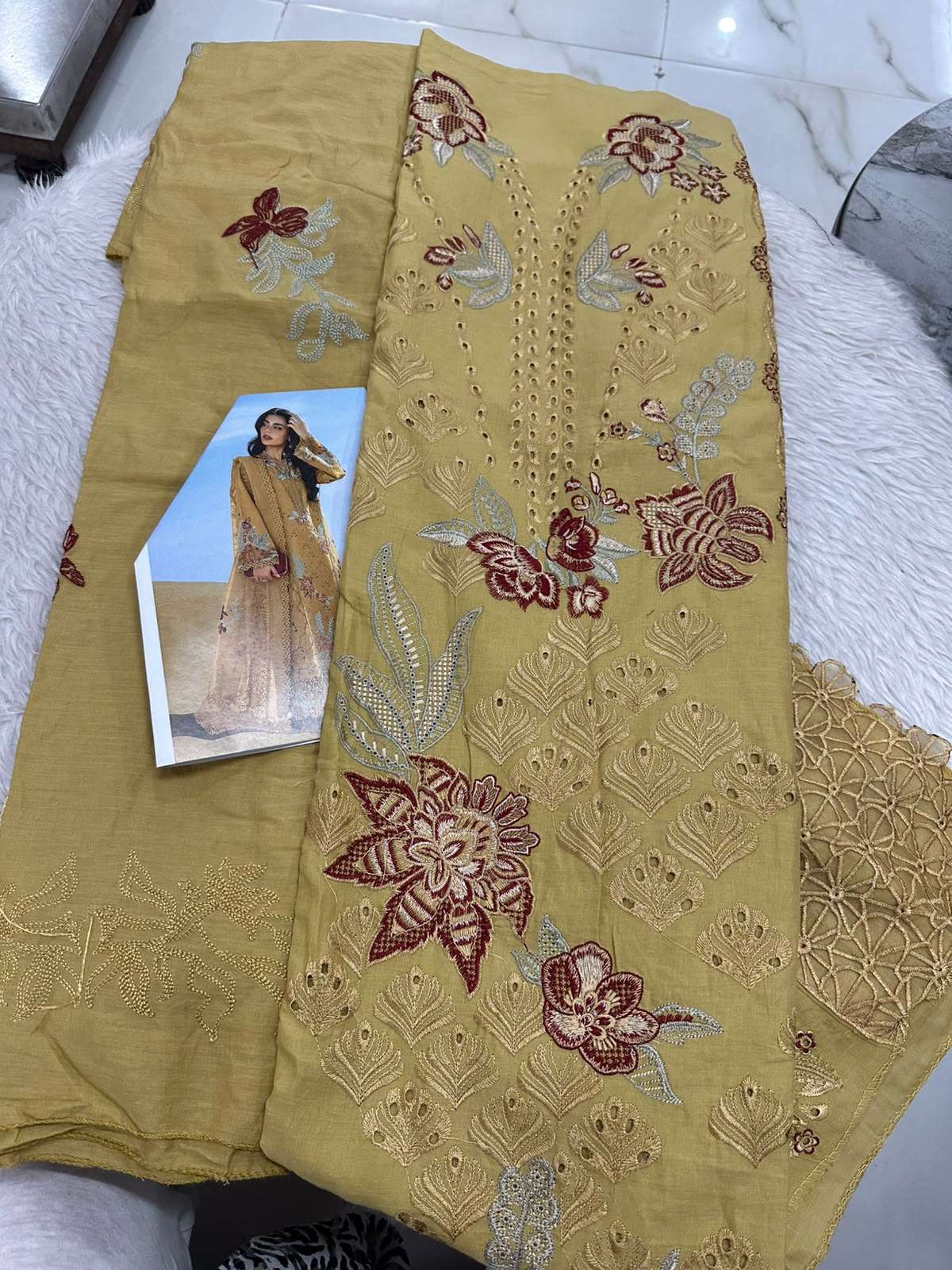 Falah Premium Cotton Collection Code - 50087 By Falah Designer Suits - 03