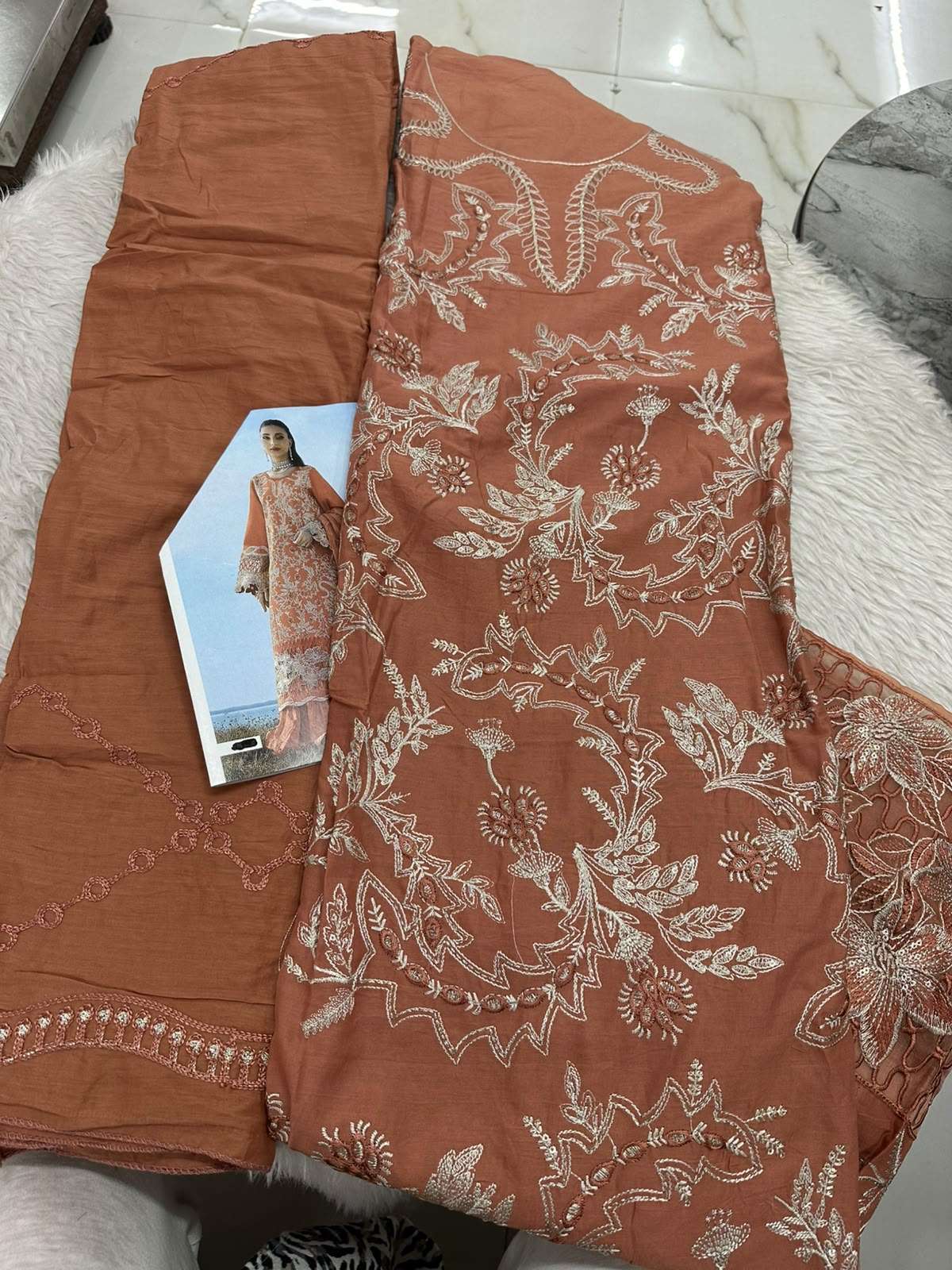 Falah Premium Cotton Collection Code - 50087 By Falah Designer Suits - 05