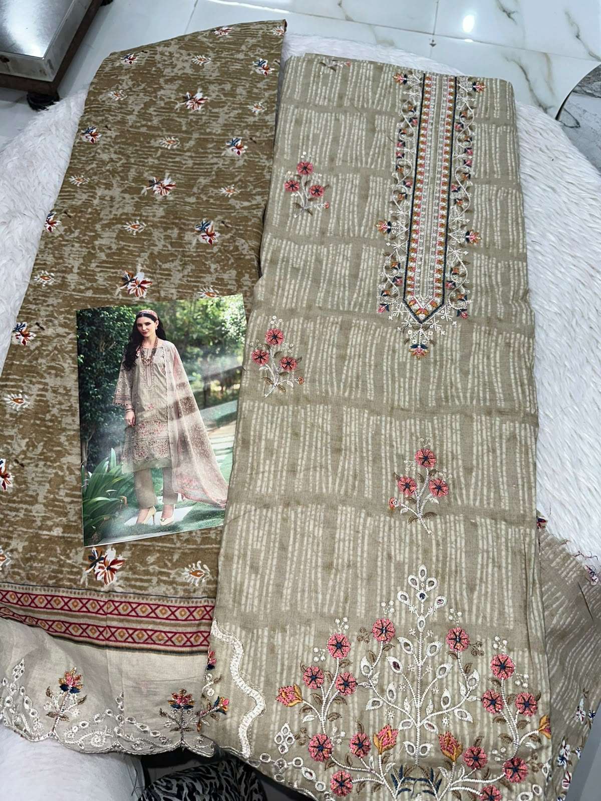 Falah Premium Cotton Collection Code - 50088 By Falah Designer Suits - 06