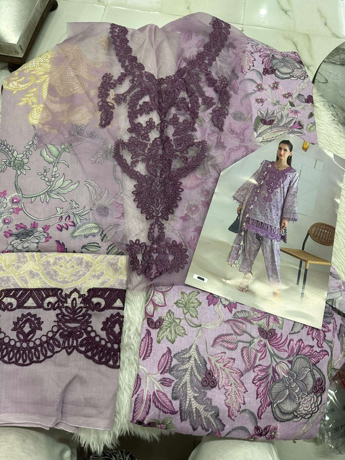 Falah Premium Cotton Collection Code - 50089 By Falah Designer Suits - 01 - 08 A