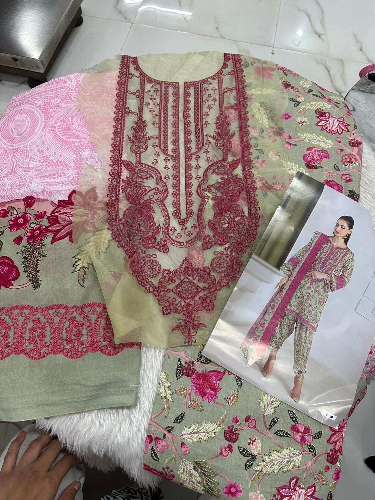 Falah Premium Cotton Collection Code - 50089 By Falah Designer Suits - 03