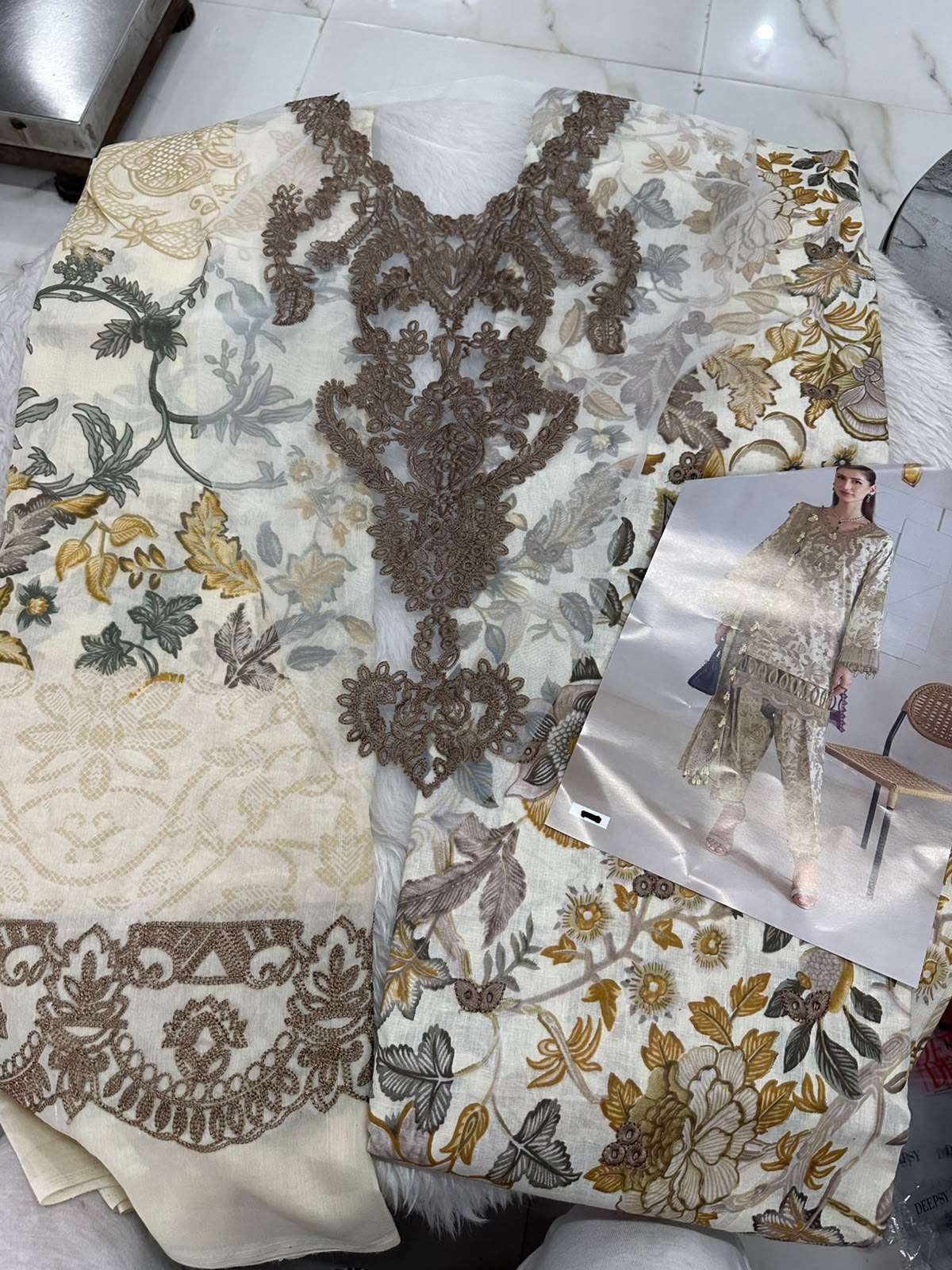 Falah Premium Cotton Collection Code - 50089 By Falah Designer Suits - 06