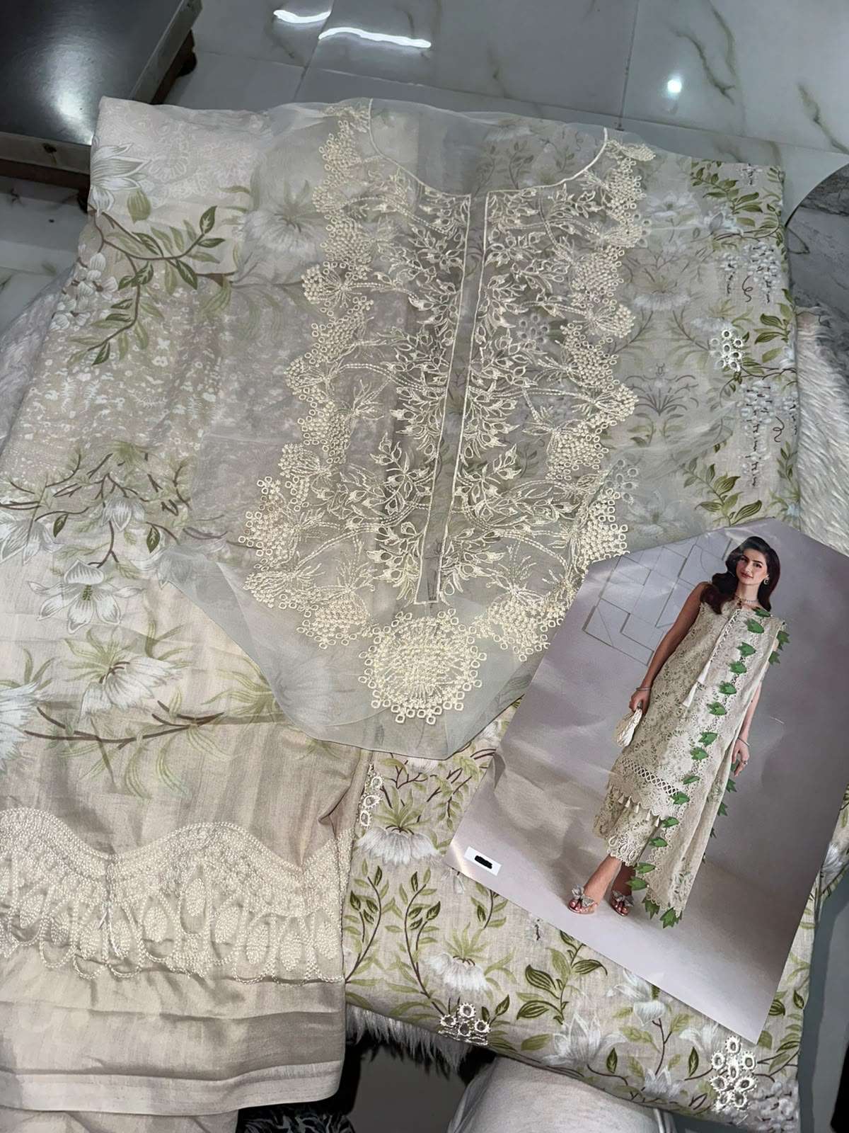 Falah Premium Cotton Collection Code - 50089 By Falah Designer Suits - 07