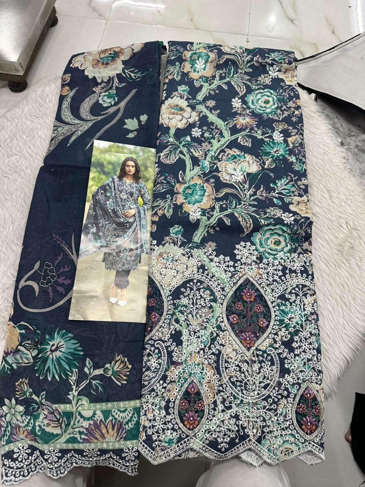 Falah Premium Cotton Collection Code - 50090 By Falah Designer Suits - 01