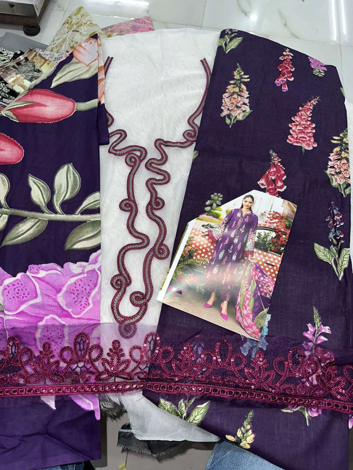 Falah Premium Cotton Collection Code - 50096 By Falah Designer Suits - 06