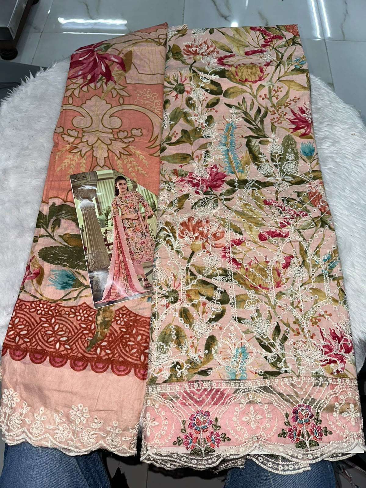 Falah Premium Cotton Collection Code - 50097 By Falah Designer Suits - 01