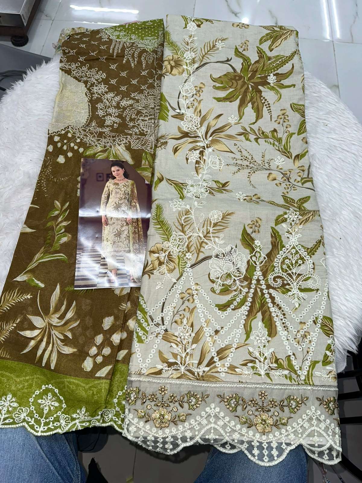 Falah Premium Cotton Collection Code - 50097 By Falah Designer Suits - 02