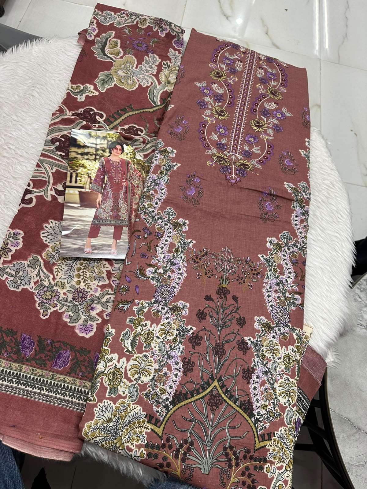 Falah Premium Cotton Collection Code - 50098 By Falah Designer Suits - 06