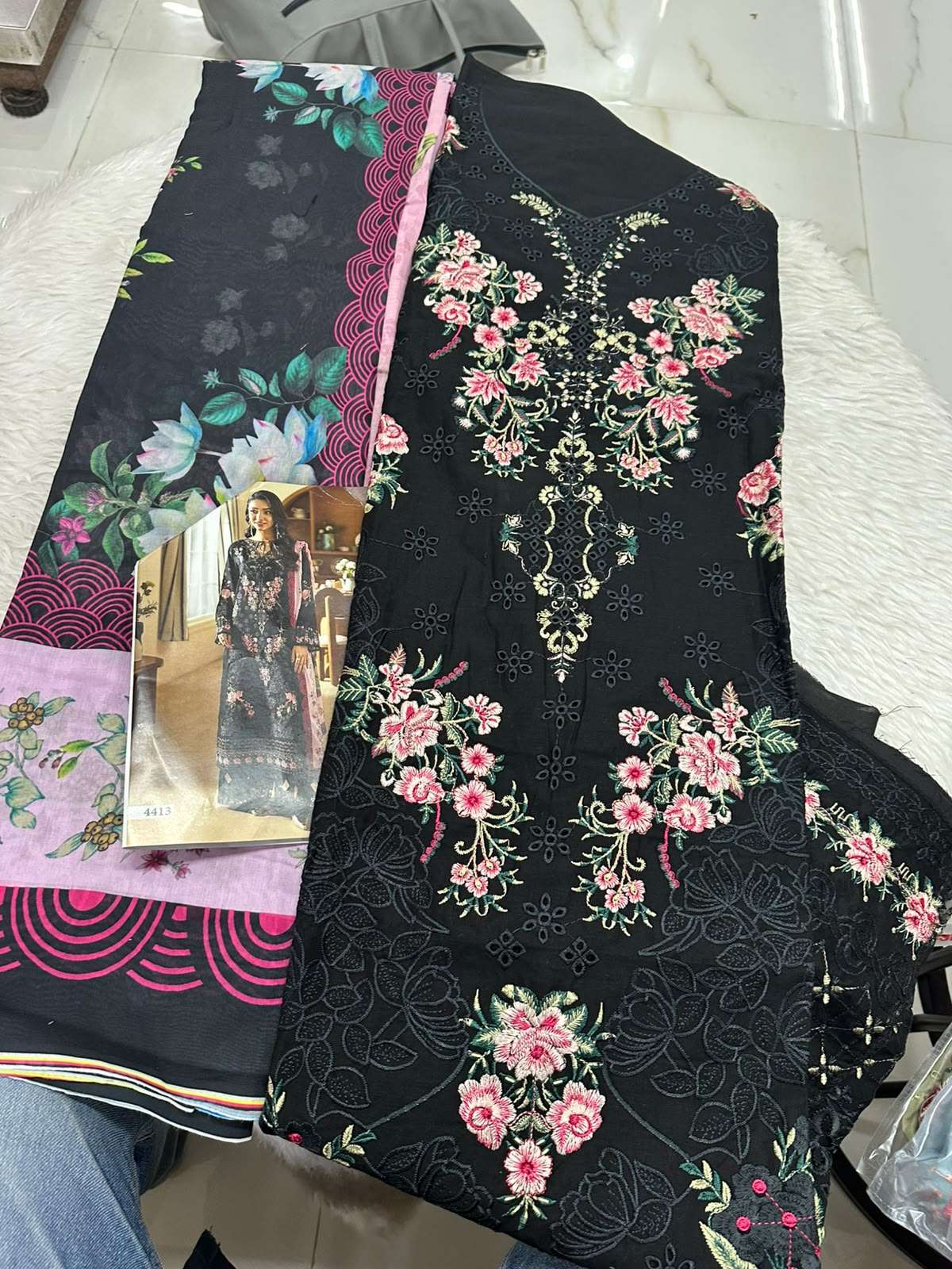 Falah Premium Cotton Collection Code - 50099 By Falah Designer Suits - 01 - 06 A