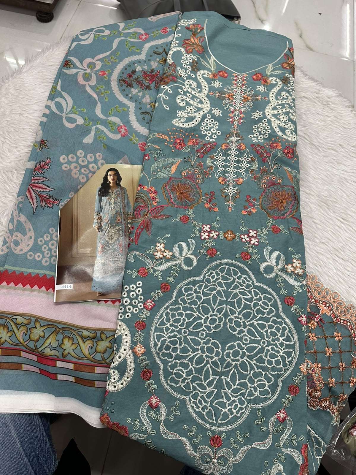 Falah Premium Cotton Collection Code - 50099 By Falah Designer Suits - 02