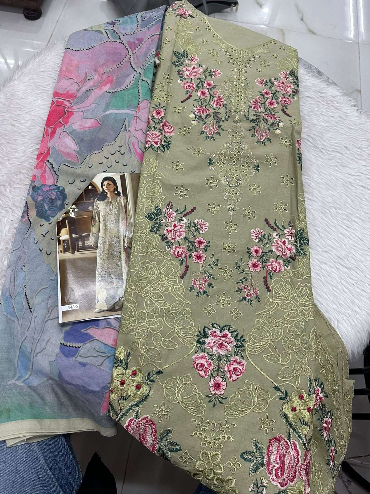 Falah Premium Cotton Collection Code - 50099 By Falah Designer Suits - 04