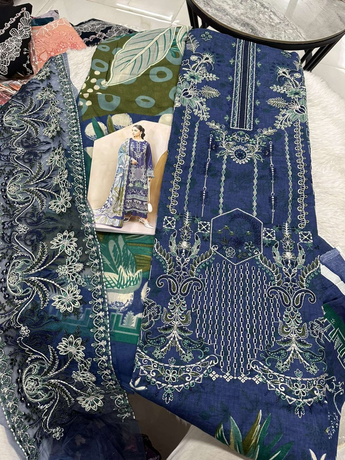 Falah Premium Cotton Collection Code - 50102 By Falah Designer Suits - 01