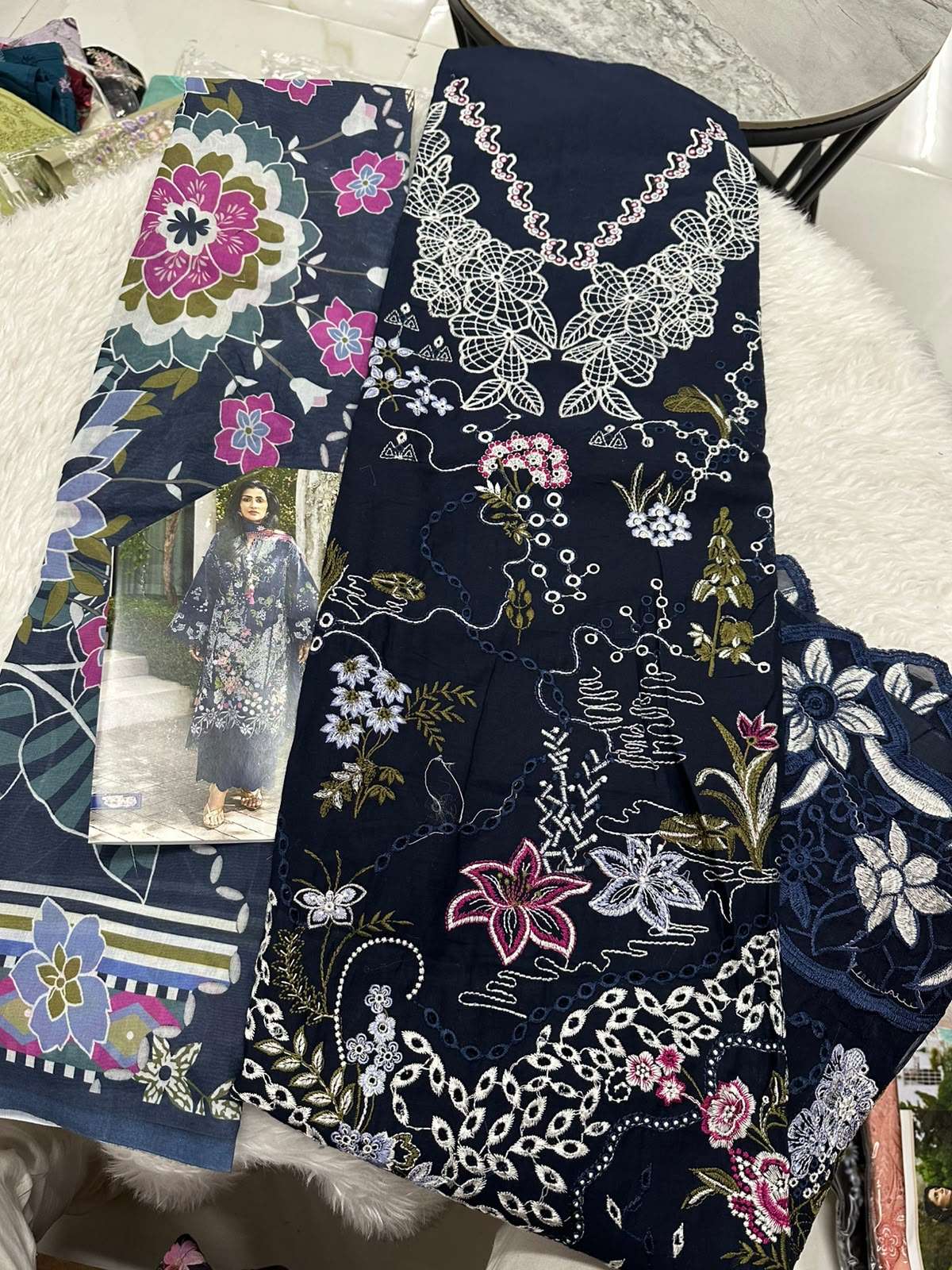 Falah Premium Cotton Collection Code - 50103 By Falah Designer Suits - 01