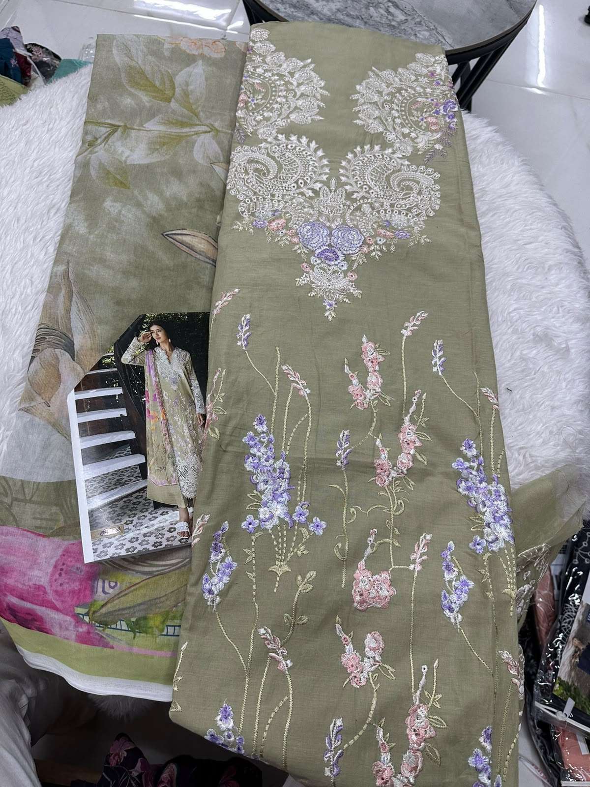 Falah Premium Cotton Collection Code - 50103 By Falah Designer Suits - 02