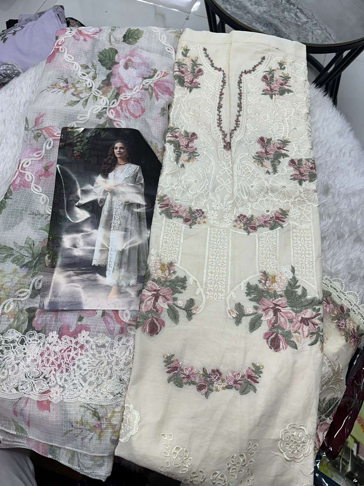 Falah Premium Cotton Collection Code - 50107 By Falah Designer Suits - 01