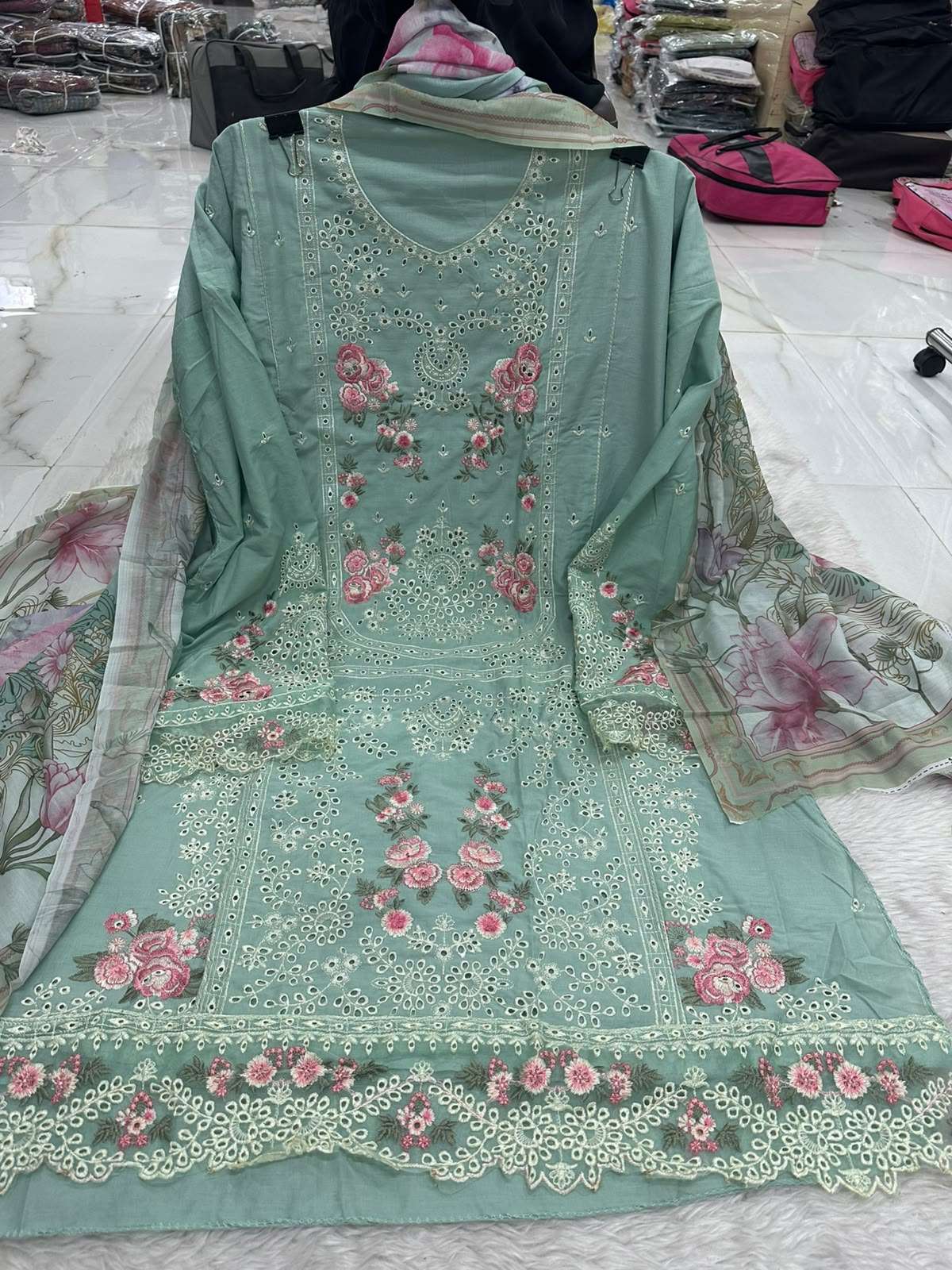 Falah Premium Cotton Collection Code - NOP08 By Falah Designer Suits - 03