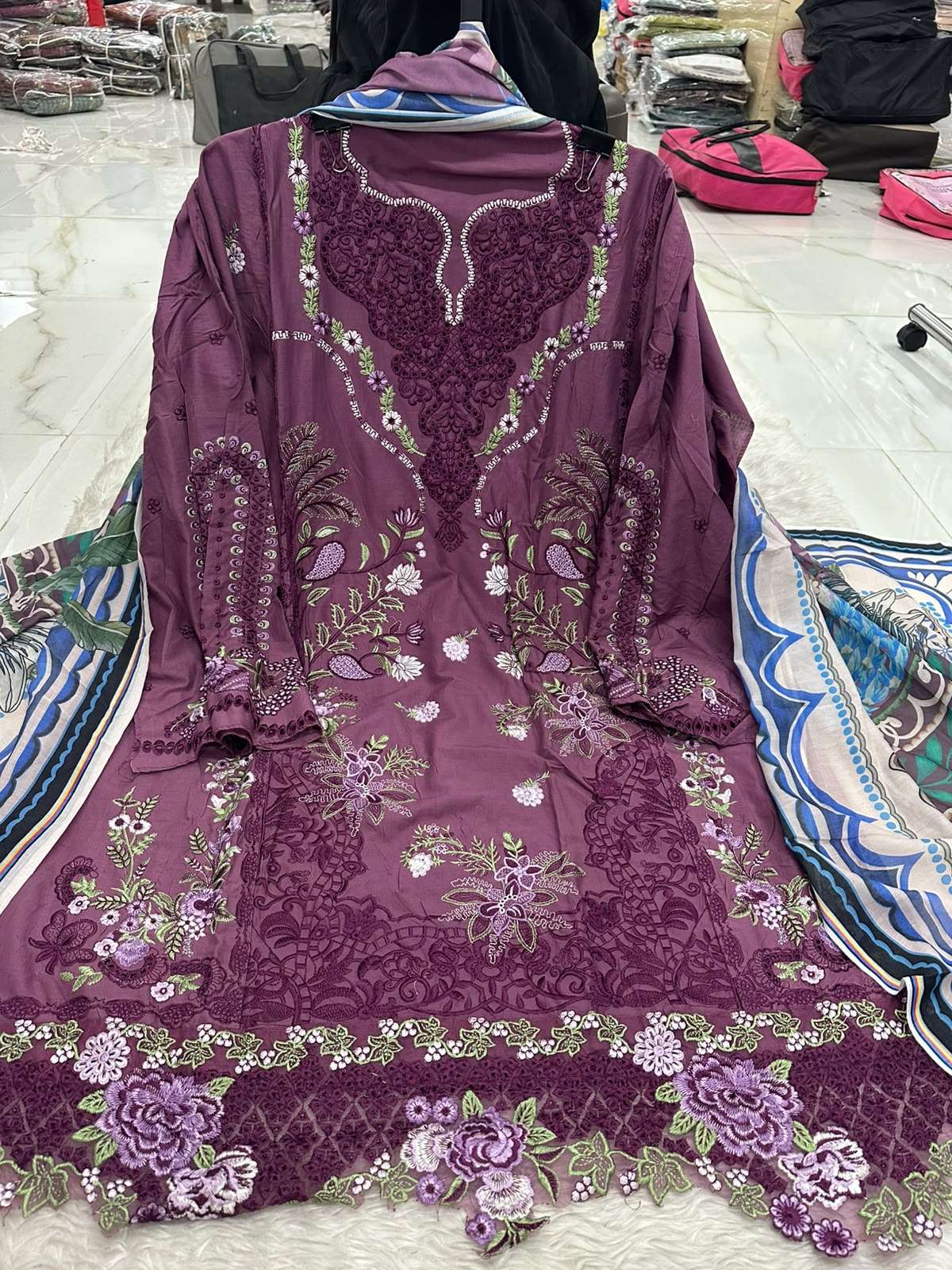 Falah Premium Cotton Collection Code - NOP08 By Falah Designer Suits - 05