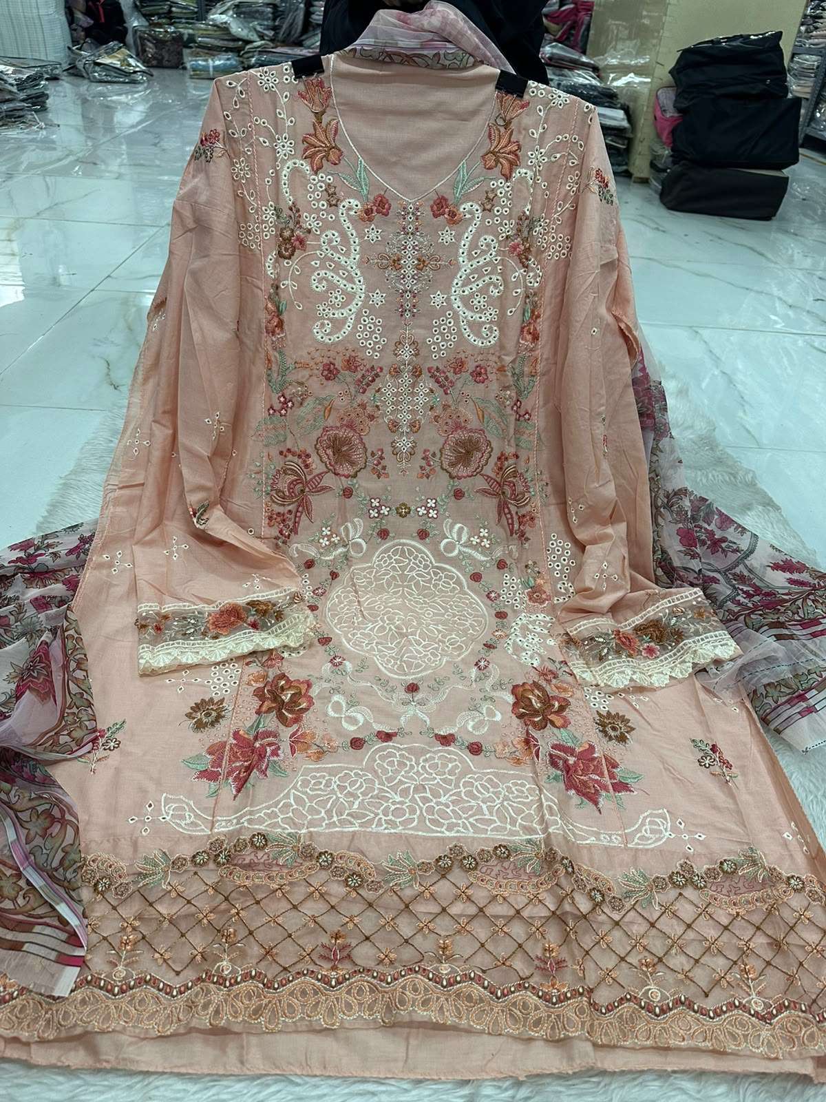 Falah Premium Cotton Collection Code - NOP08 By Falah Designer Suits - 10