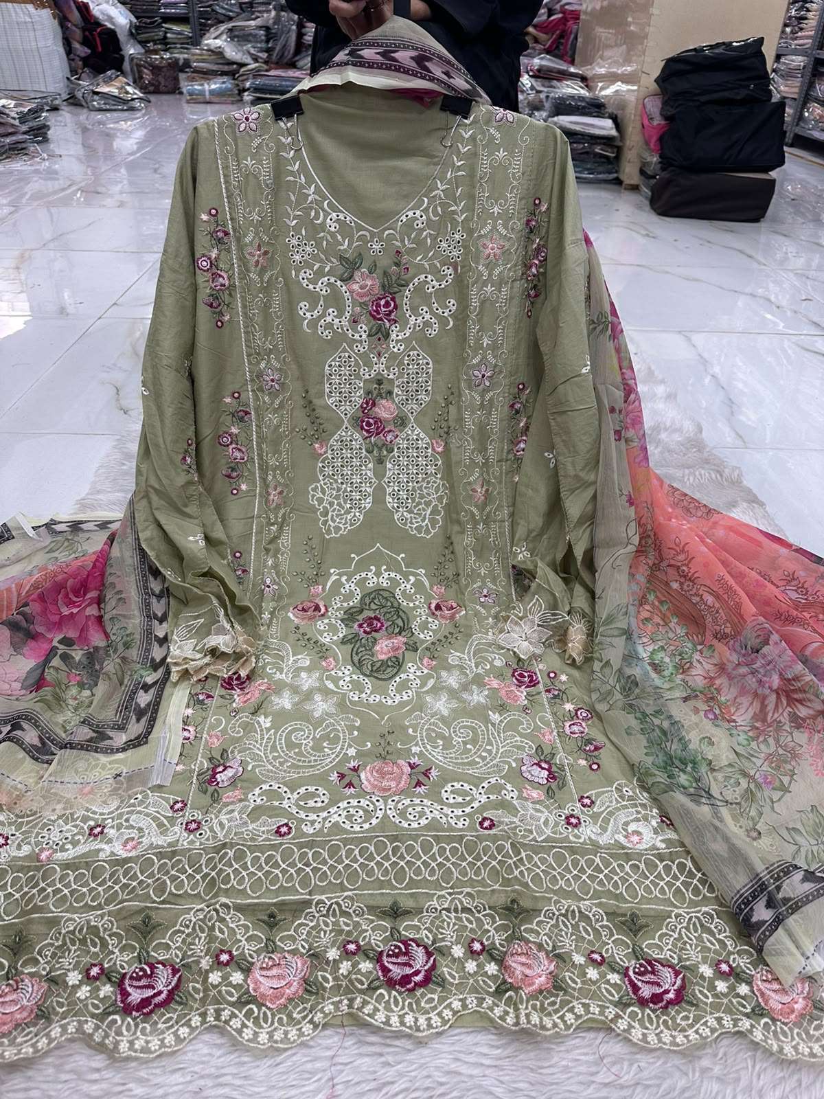Falah Premium Cotton Collection Code - NOP08 By Falah Designer Suits - 17