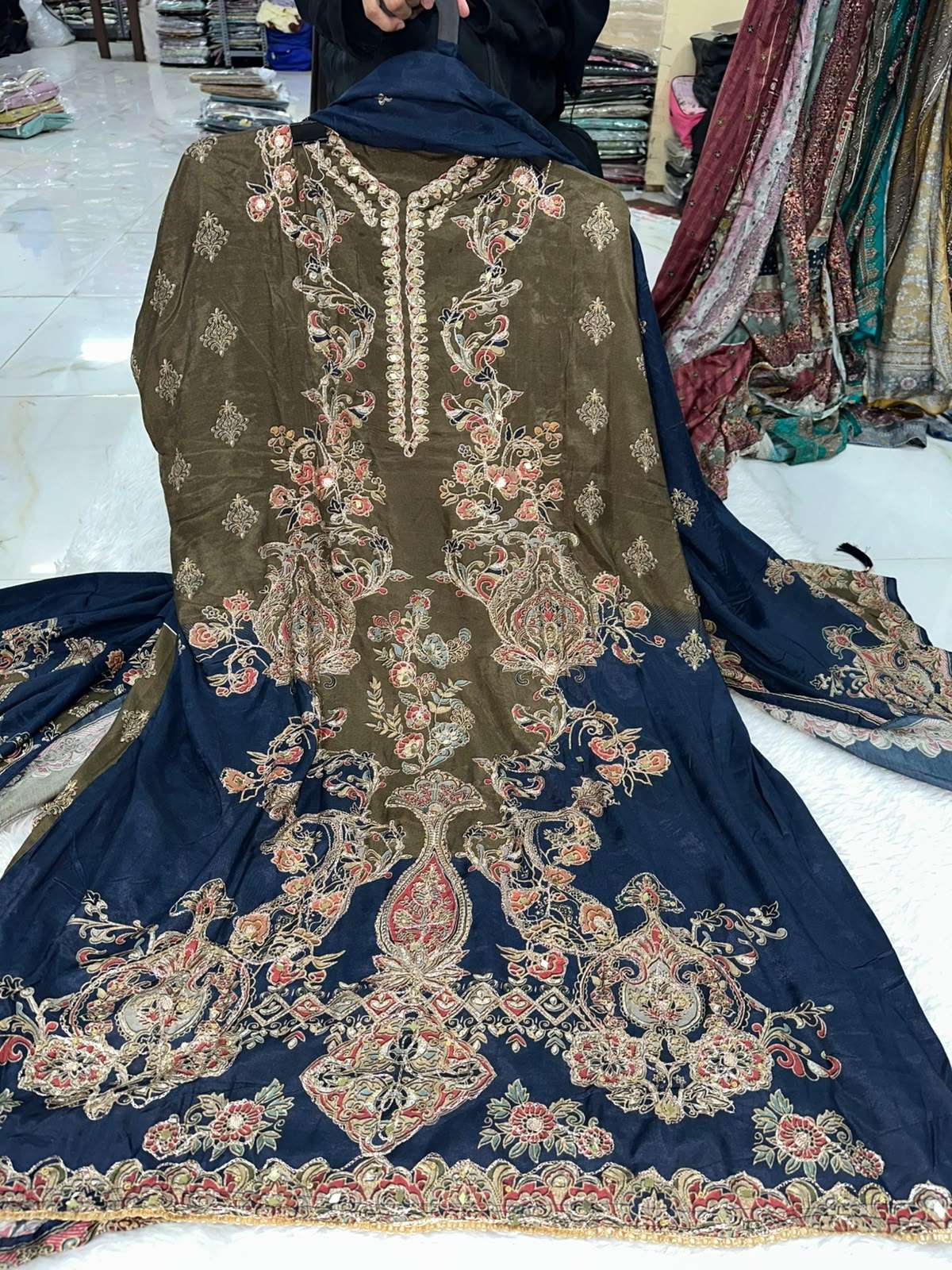 Falah Premium Maslin Collection Code - 50091 By Falah Designer Suits - 02